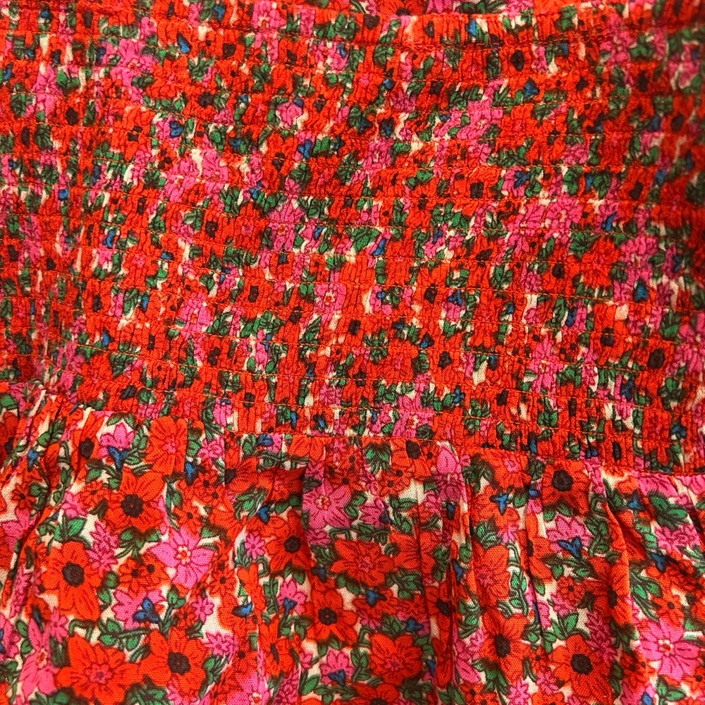 Natural Life Floral Red Sleeveless Top - Picture 7 of 7